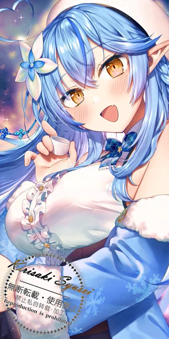 26日目雪花ラミィちゃん!#LamyArt 