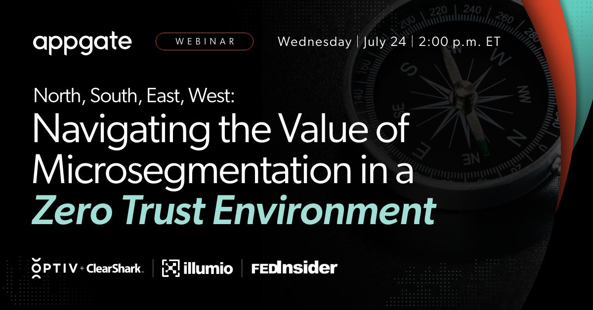 AppgateSecurity's tweet photo. Struggling to secure east-west and north-south traffic from the edge to the cloud? Then join us, @illumio and @Optiv to learn how #ZTNA + #ZeroTrustSegmentation solves the challenge. Register now for this @FedInsider #ZeroTrust webinar: https://t.co/rVyKKvUnkX https://t.co/70yMDNPkH2