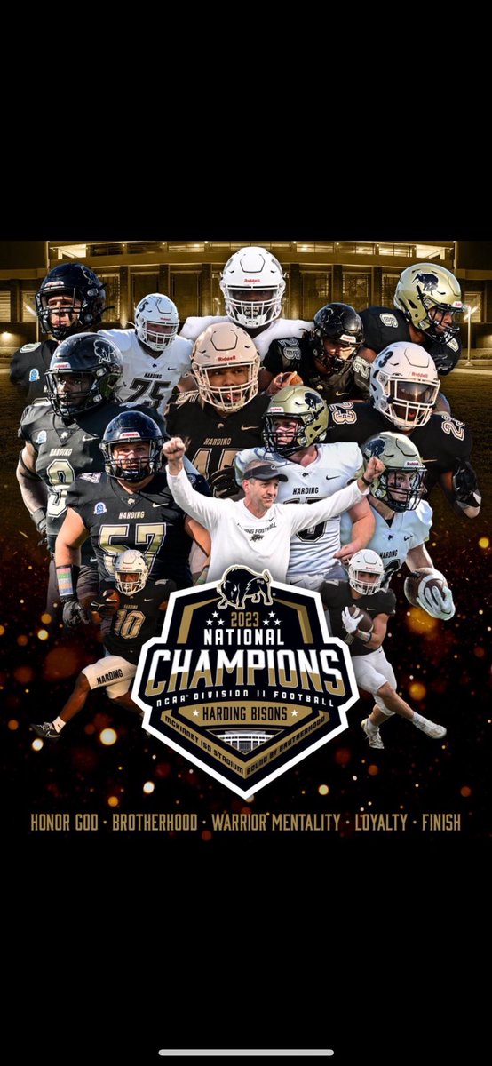 #AGTG After a great camp i’m blessed to say I’ve received my 5th offer from Harding University🦬 <a href="/Coach_Blank/">Sam Blankenship</a> <a href="/PaulSimmonsHU/">Paul Simmons</a> <a href="/CoachBigHU/">Trevon Biglow</a> <a href="/longviewgameday/">Longview Gameday</a> <a href="/coachjohnking/">LOBO UP</a>
