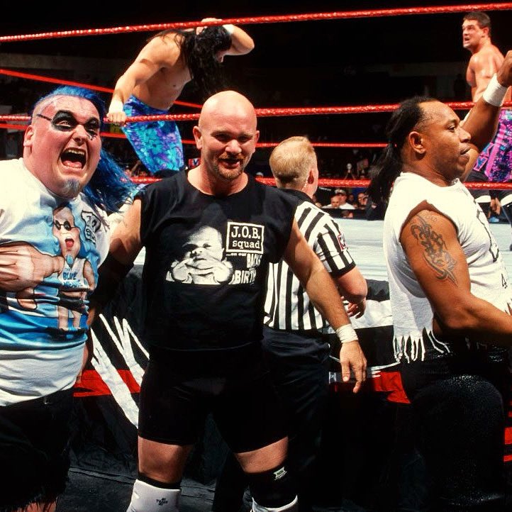classwrestling's tweet image. #JOBSquad #BlueMeanie @BlueMeanieBWO #DuaneGill #Scorpio #KevinQuinn #TooSexy #BrianChristopher #WWF #ShotgunSaturdayNight 

instagram.com/p/C9qzu1TOCvy/…