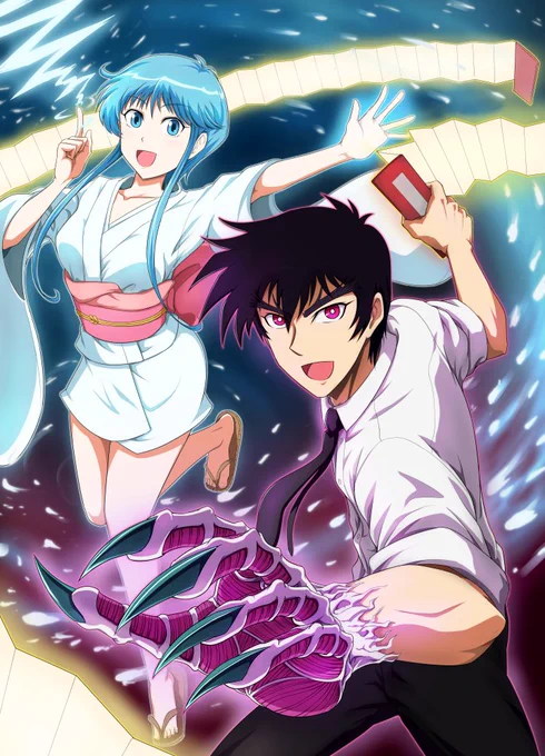 ぬ～べ～再アニメ化おめでとう!全力応援待機してます 過去絵ですがお祝い #ぬーべー30周年大感謝祭