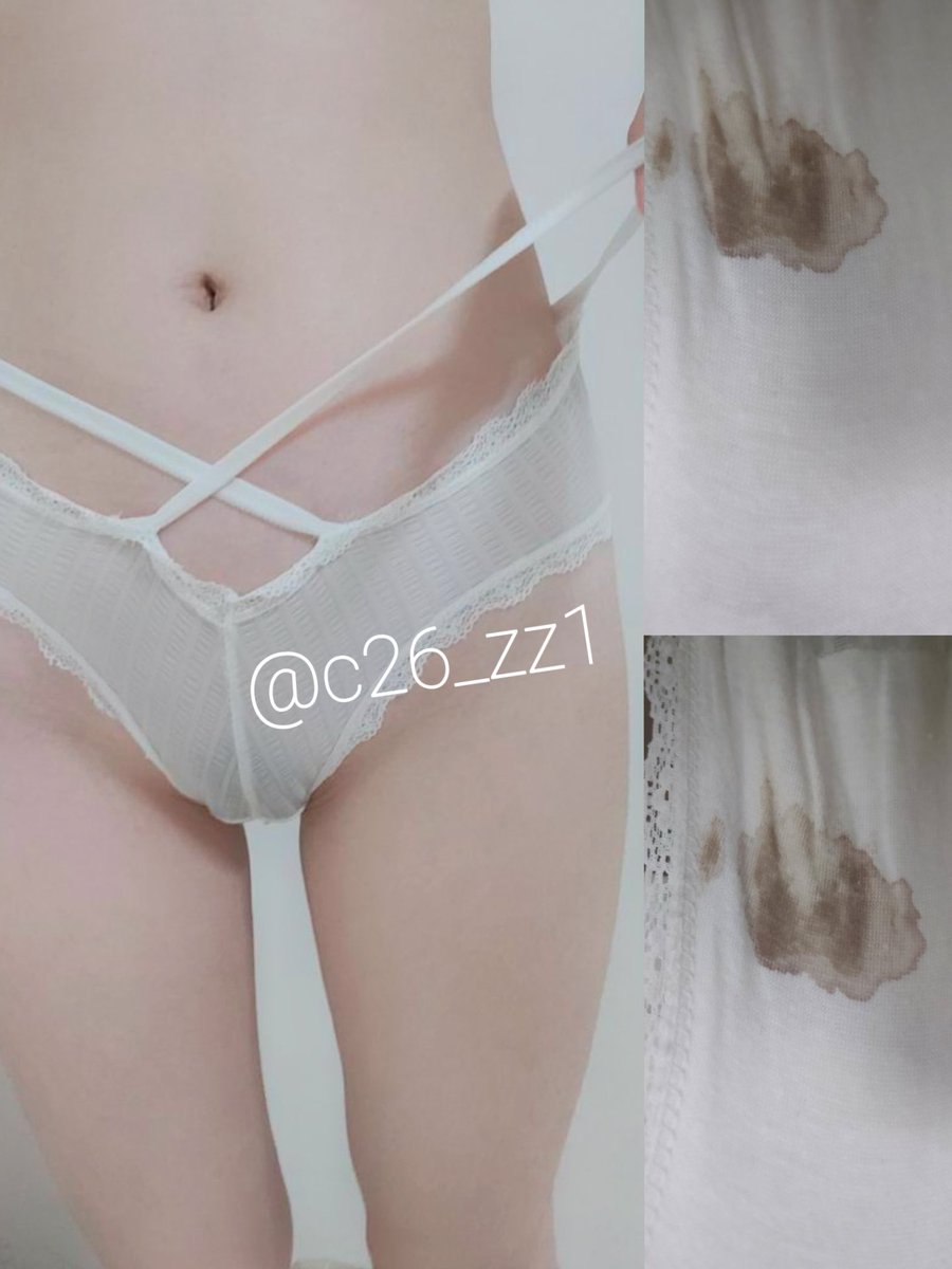 c26_zz1's tweet photo. 西西的這件內褲沾到月月了(難過
有哥哥願意給他一個家嗎🥺
只要$460(含運費💌
因為沒有來得及拍穿照，會補償2張露點照給哥哥🫶🏻
☘️
圖集/影片目錄私訊索取～

#原味內褲 #原味內衣 #原味襪 #原味白襪 #圖集 #大尺度 #影片 #尿尿 #合法蘿莉 #學生原味 #處女 #易濕 #生理期內褲 #沾血內褲 https://t.co/oXH1bWNFsp