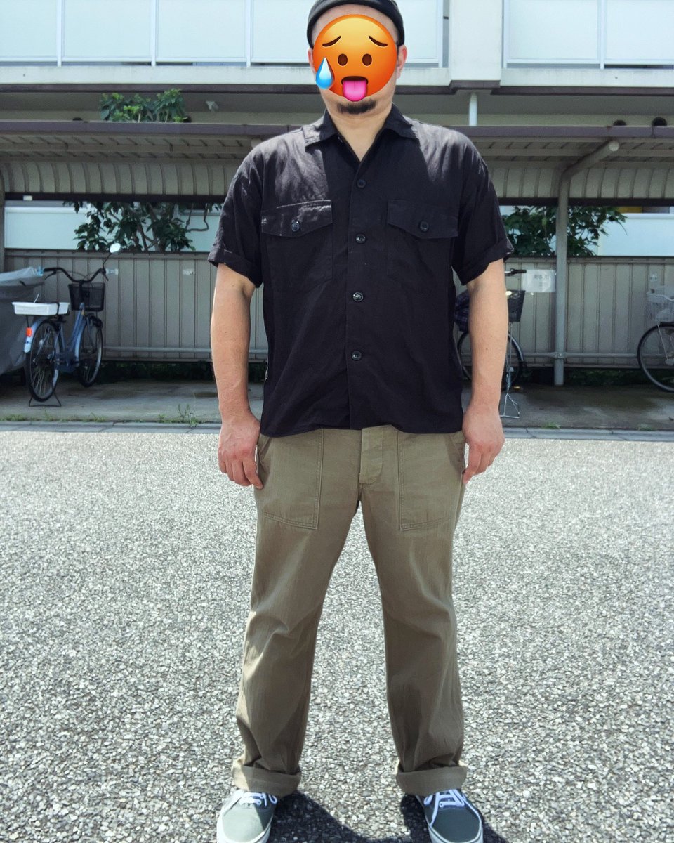 HobbyWst's tweet photo. 週末オヤジコーデです。
黒色の日差しを吸収するパワーをなめてました。。。🥵 https://t.co/L45nXBKjnh