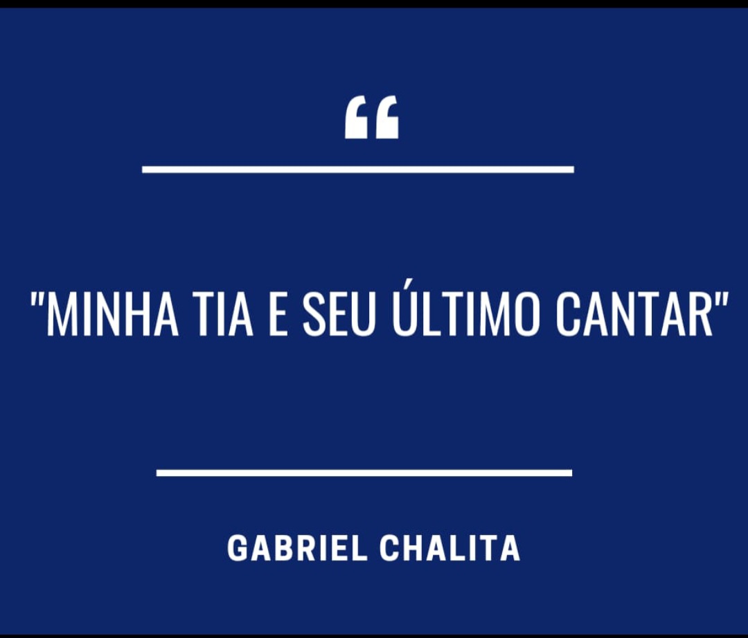 gabriel_chalita's tweet photo. "Minha tia e seu último cantar" é o título de minha crônica publicada,  neste domingo,  em O Dia: https://t.co/pFHrtOi56u https://t.co/AZQ5zpGDAR