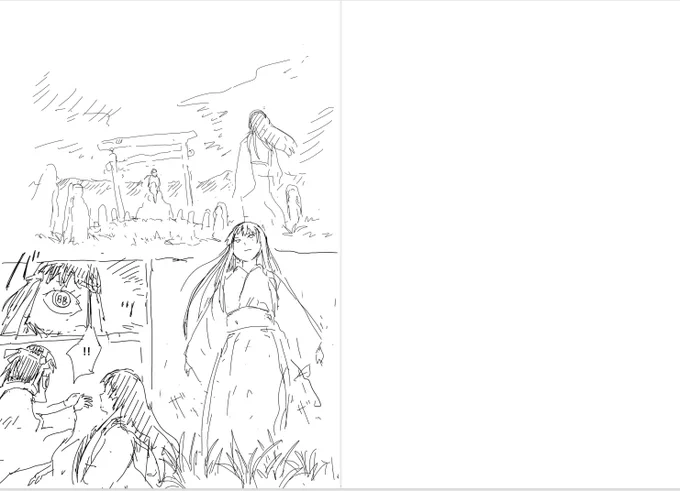 10年ぐらい前に乙女✕文楽の連載会議用に描いたものなので描き込んでる方で通常はもっとラフ。
返答なしだったので実質ボツネーム。

作品の基本設定はこの時点でほぼ完成しているので手直しすれば同人としてなら使えるとは思う。
 #みんなのネームってどんな感じ 