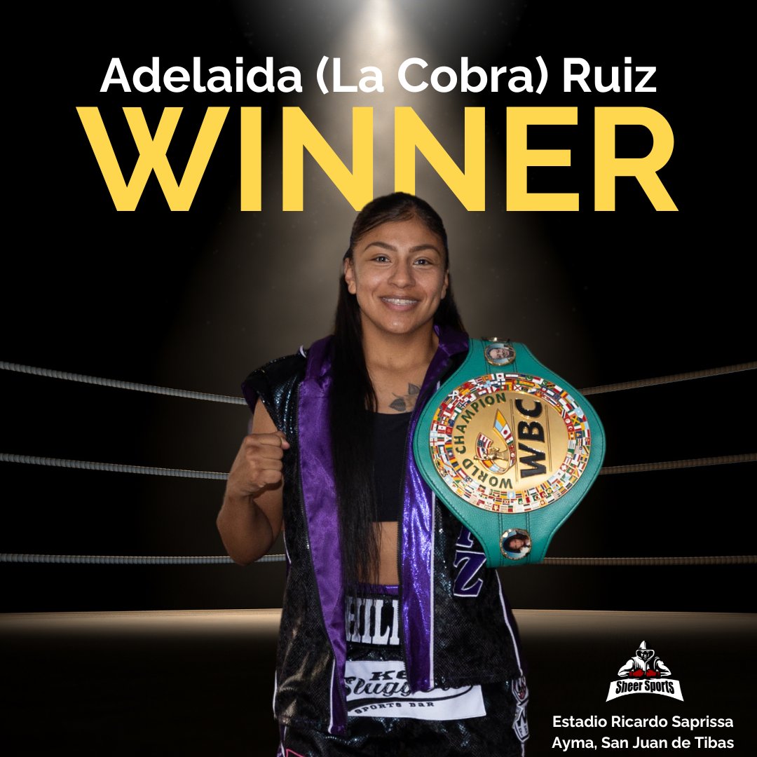 ANOTHER WIN FOR LA COBRA!! Thank you to everyone who showed support! On to the next one! Stay tuned for the next fight date👀