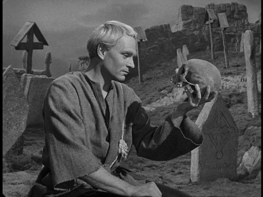 MaxKayson's tweet image. Hamlet (1948) ⭐️⭐️⭐️⭐️. A Danish prince seeks revenge for his father's murder by his uncle. Despite Olivier's performance and faithfulness to Shakespeare, it's just soliloquies, minimal sets, and lacks movie feel. #oscars #academyawards #bestpicture