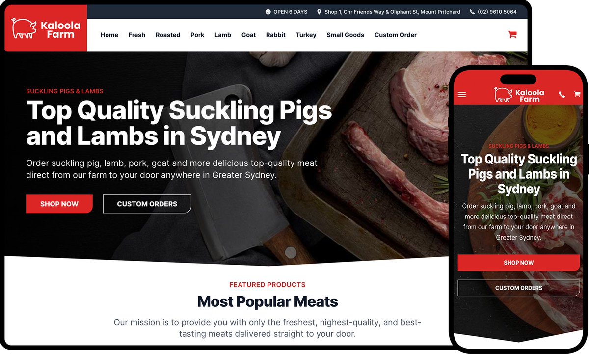 KCWebDesignAU's tweet image. Check out the website we created for Kaloola Farm.

👉🏻 kcwebdesign.com.au/client/kaloola…