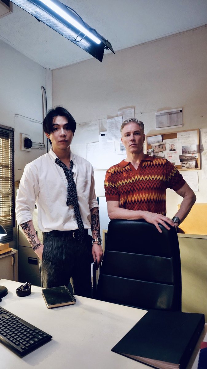 HeartKillersTH's tweet photo. Q3 #TheHeartKillers วันนี้พี่กานต์มาเจอผู้กองคริส มอบหมายภารกิจเขาจ้างให้ผมจีบนักฆ่า #GMMTV https://t.co/XBKOOfGlPg