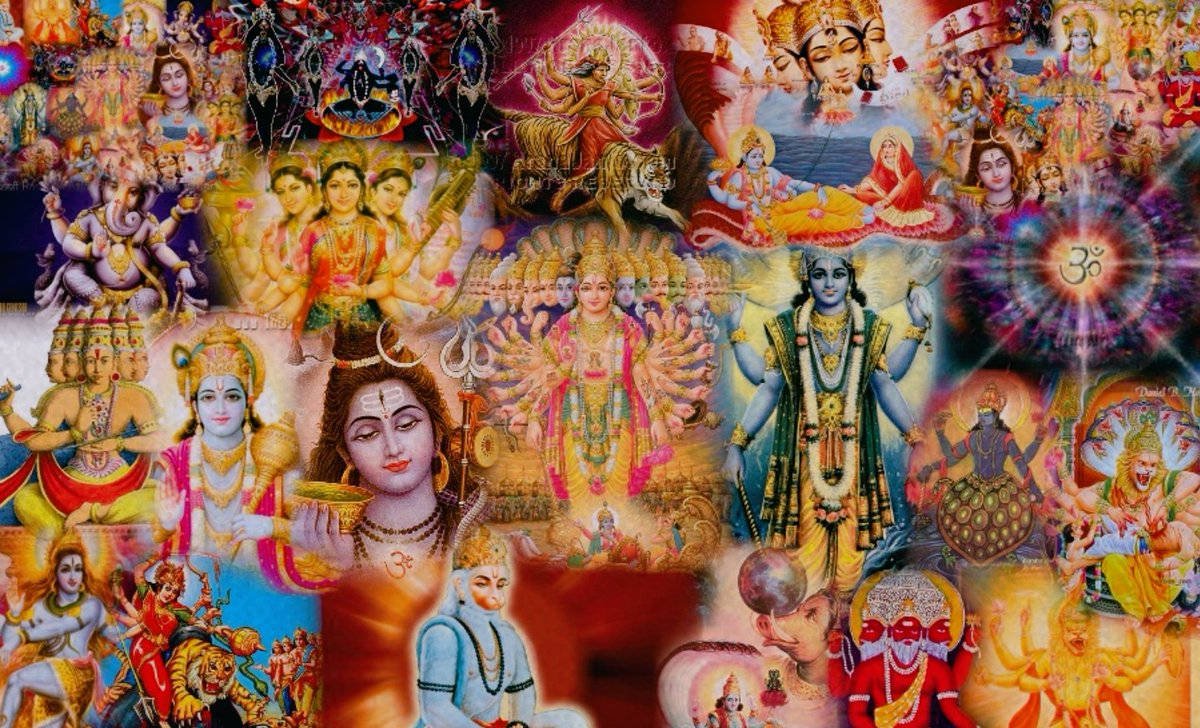 veda_id's tweet photo. Banyak Tuhan atau satu Tuhan?

Tradisi Hindu memiliki berbagai corak ketuhanan. Pada lapisan paling tua, dikenal Bapa Langit dan Ibu Bumi, Dewa Petir/Badai, Dewi Fajar dst. Kemudian di dalam Veda ada Indra, Agni, Varuna, Mitra, Ila, Bharati, Vayu, Rudra dst. Di dalam tradisi selanjutnya ada Brahma, Wisnu, Siwa, Saraswati, Laksmi, Durga, Ganesha dst. Kemudian juga ada Krishna, Rama dst. Demikian pula di berbagai daerah ada sembahan lokal masing-masing.

Ada yg memuja suatu panteon (terdiri dari berbagai dewa dan dewi) dengan atau tanpa sembahan tertinggi. Ada juga yg memuja salah satu saja. Bahkan dlm tradisi Hindu juga ada yg agnostik bahkan ateistik. Keberagaman ini menunjukkan perjalanan sejarah Hindu selama lebih dari 3500 tahun yg bertemu dng berbagai peradaban dan suku/bangsa. Sifat Hindu sejak awal luwes dan inklusif. Keberagaman dipahami dan direngkuh, bukan dihabisi. Kok, bisa?