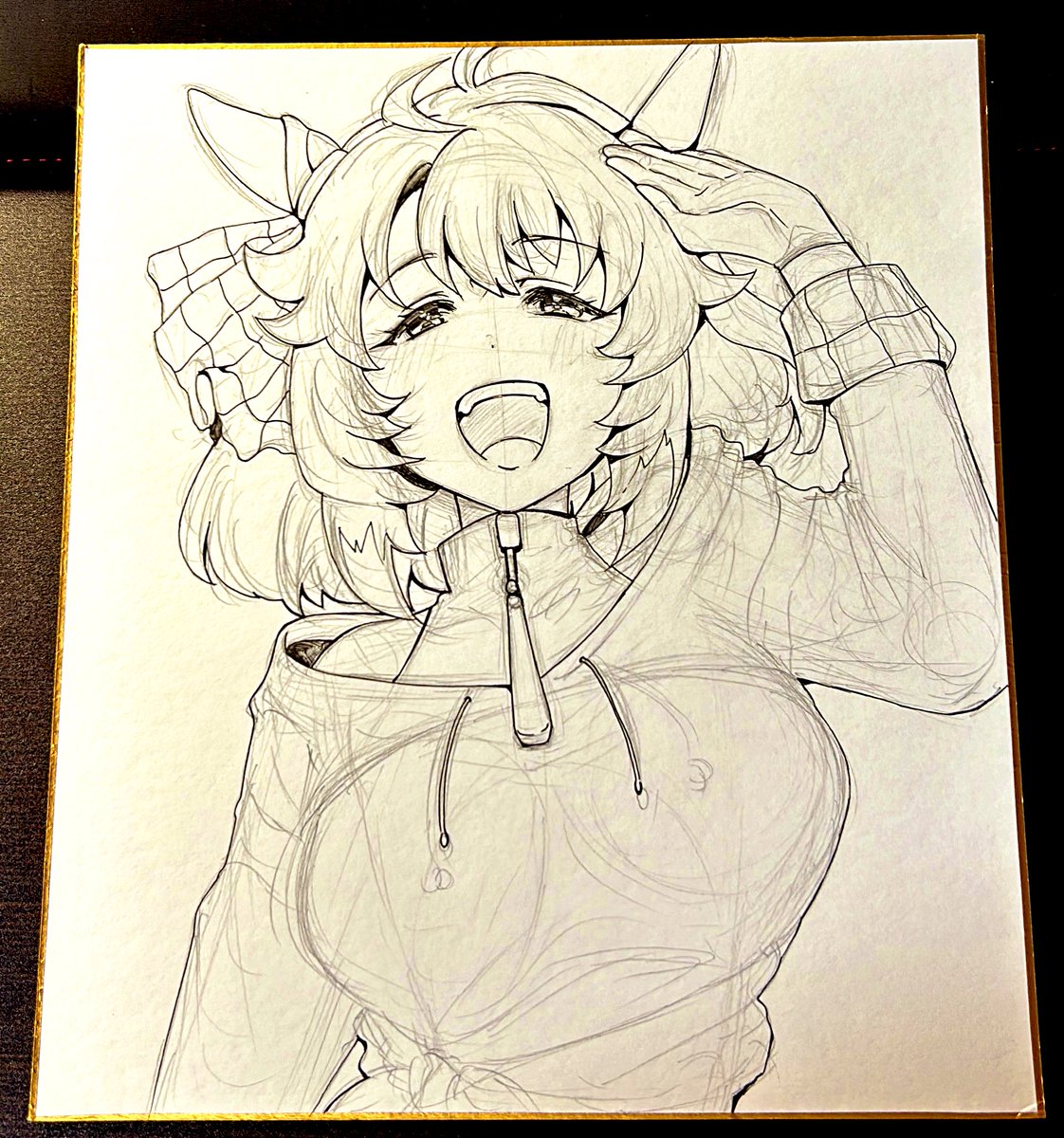 何となく描いてたダンツちゃんペン入れ中〜
完成したらBOOTHに出す予定です✨️
#ウマ娘 