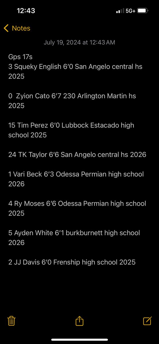 #GrindPushStrive

Last ride 

Roster for the live period 

<a href="/TexasHoopsGASO/">TexasHoops/GASO 🔗</a> <a href="/GASOBlue/">Blue Zertuche 🔗</a> <a href="/GASOMass/">Ryan Massad 🔎</a> <a href="/GASOLyndon/">Lyndon Cook 🏀</a> <a href="/iFilmHoopers/">Michael Timmins</a> <a href="/EdmondTaylor18/">TaylorMade Hoops</a> <a href="/806hsscmedia/">Jasone Pearson</a> <a href="/CSmithBball/">Craig Smith</a>