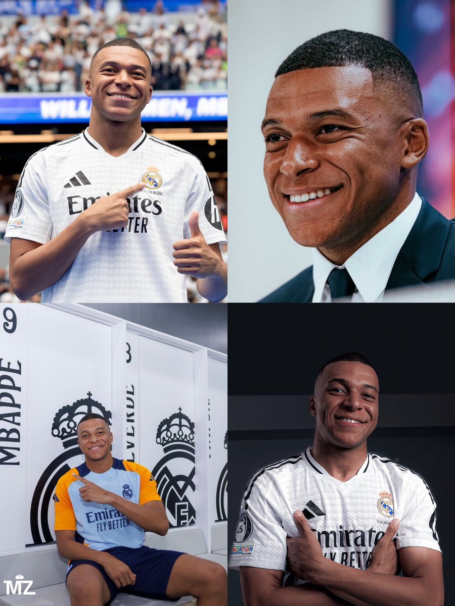 theMadridZone's tweet photo. ❗️Those around Kylian Mbappé say he has NOT stopped smiling since joining Real Madrid.

His childhood dream has come true! @relevo🤍 https://t.co/nq9rbgGMwY