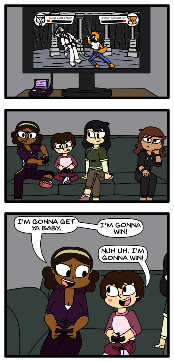 nugapug's tweet photo. Puzzled Piece Number 21 Video Game Night
#FourthlyPuzzled #PuzzledPiece #Webcomic #Webcomicartist #digitalart #DigitalArtist #Videogame https://t.co/tD8Kji7Okt