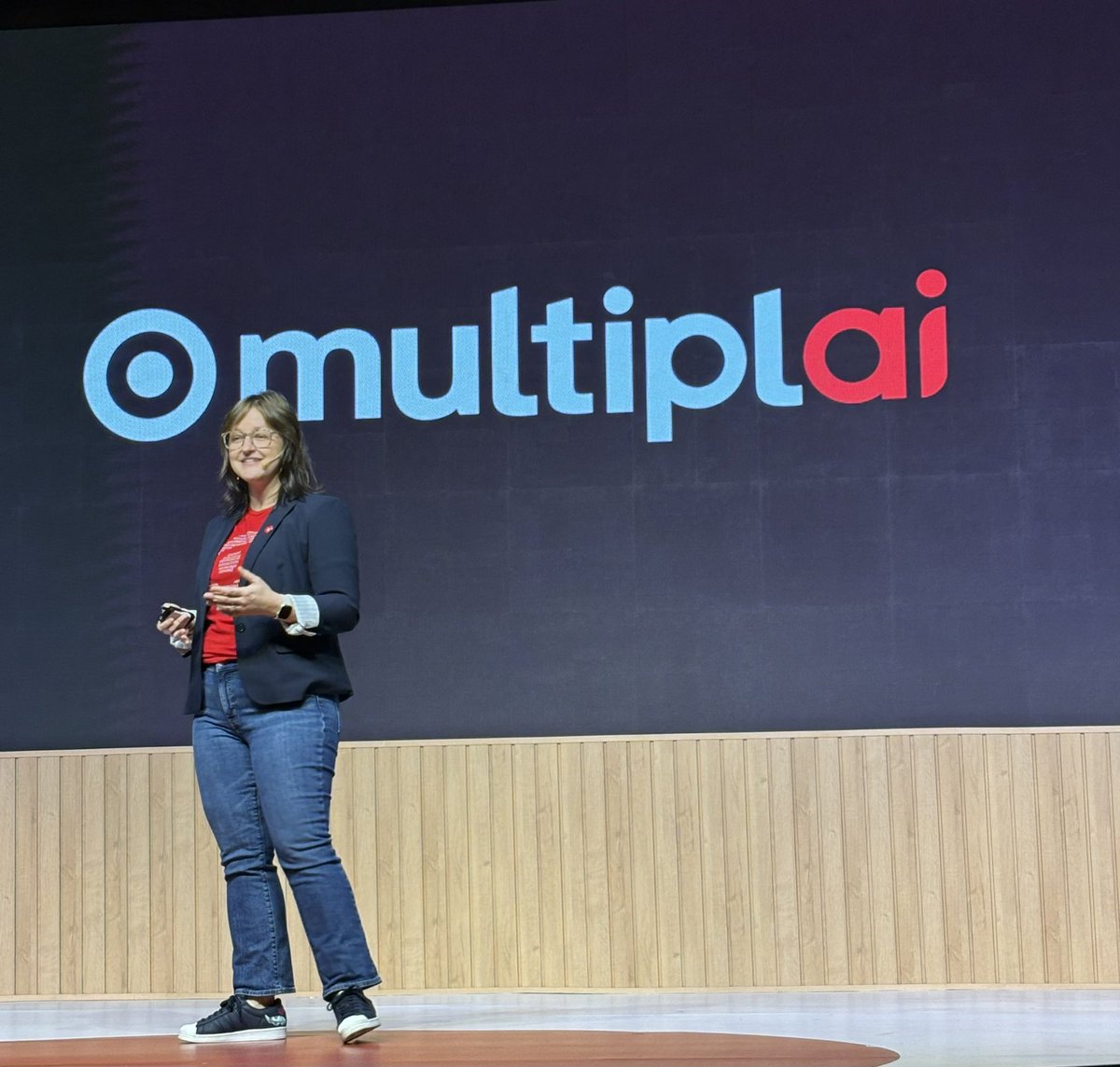 “There has never been anything as game changing in the tech industry as AI &amp; you are at the forefront of driving this change. You all in this room represent what is possible in AI,” said Andrea Zimmerman, President, Target in India, at her welcome address at #TargetMultiplai2024