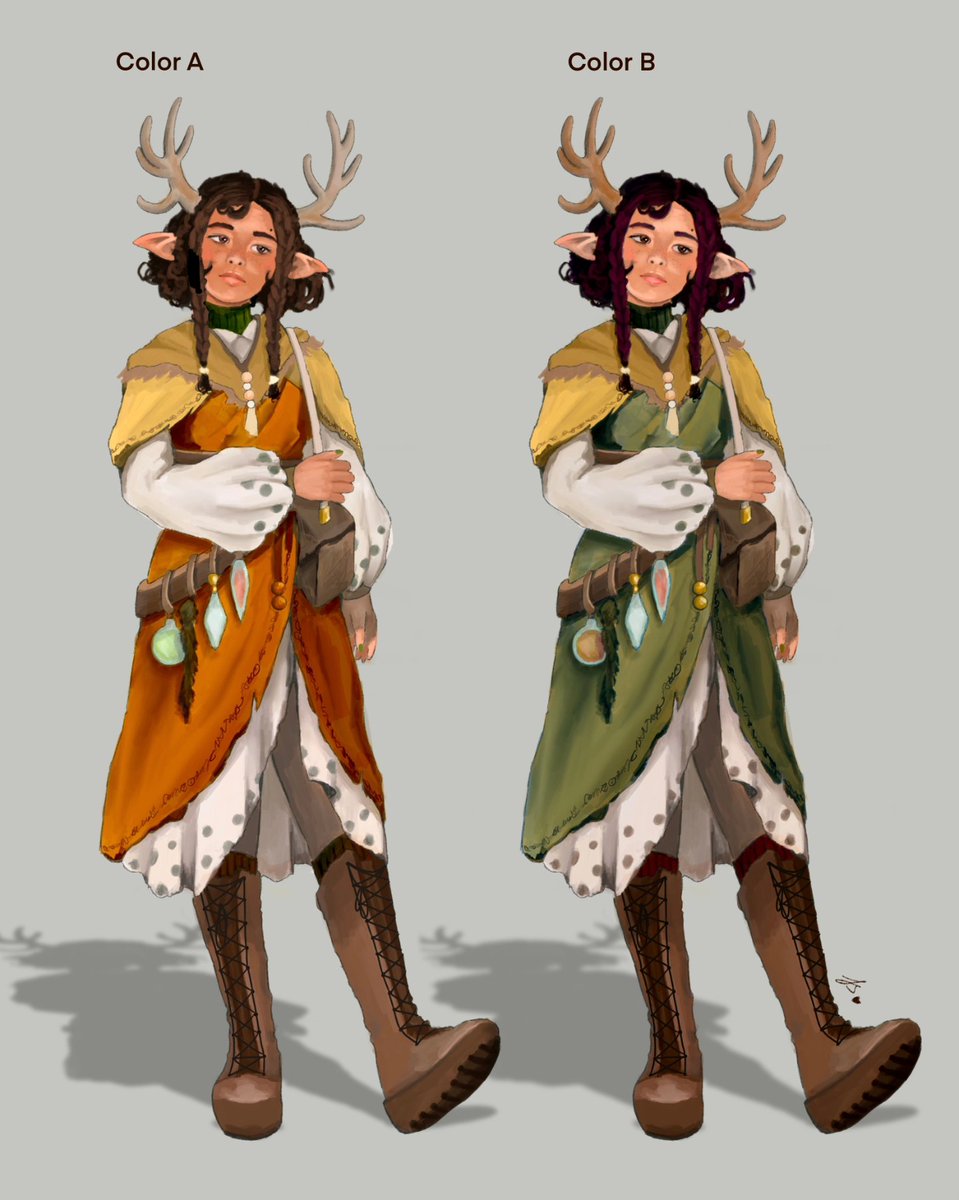 MrMypurse's tweet photo. #conceptart Original character design + color variations https://t.co/9B1aBMnHO9