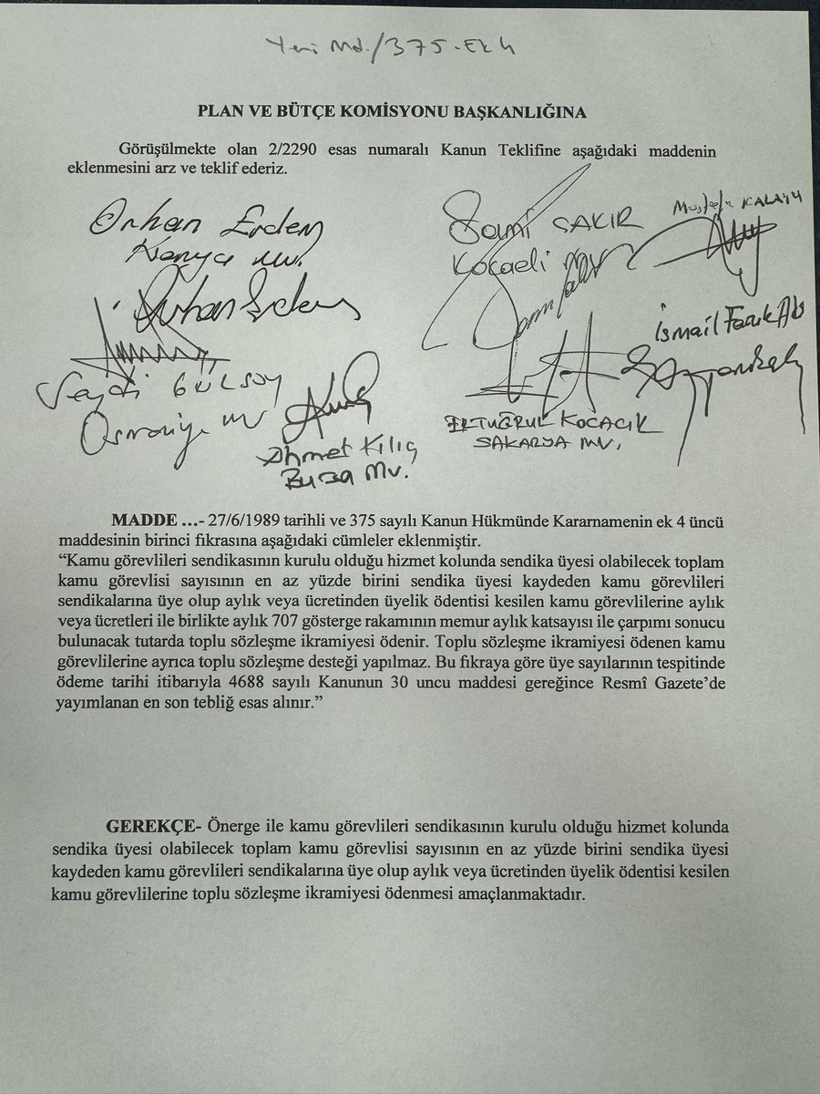 Toplu sözleşme ikramiyesi TBMM Plan Bütçe Komisyonunda kabul edildi. Hayırlı olsun. Memur-Sen Heyetine Teşekkür ederiz. <a href="/TocBirSenGM/">TOÇ BİR-SEN</a> <a href="/MemurSenKonf/">Memur-Sen</a>