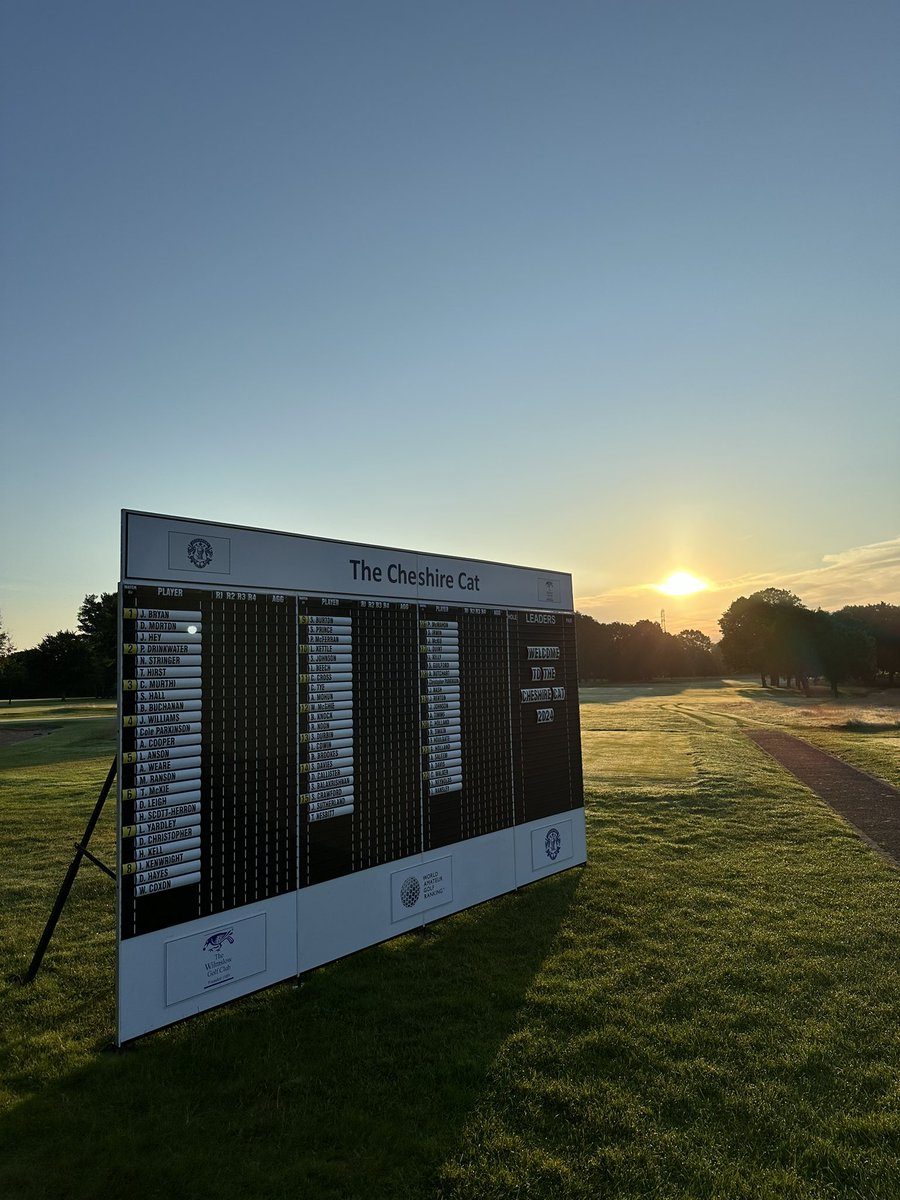 MattGillingham's tweet photo. Ready to go for the 2024 @cheshirecatgolf final 36 holes @TheWilmslowGC #golfincheshire #cheshire #manchester #golfday https://t.co/IHqoTLtxL0