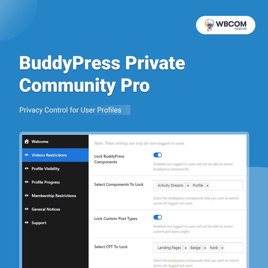 wbcomdesigns's tweet photo. Keep it private with BuddyPress Private Community Pro! Control who sees what’s on your site, protect profiles, track progress, and amp up engagement. Privacy made easy!
Details: https://t.co/NNx883uaiJ
#BuddyPress #PrivacyControl #WordPress #UserPrivacy #ProfileProtection https://t.co/iM7KUoRJOg