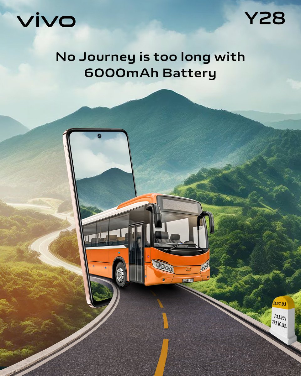 No more scrambling for chargers - just endless travels.
Its massive 6000mAh battery, backed by a 4-year health, keeps you powered up for hundreds of kilometers on a single charge.
#vivo_Nepal #BatteryKoBadshaah #vivoY28