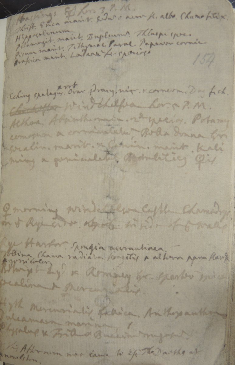 From 15-25 August 1714 apothecaries James Petiver and James Sherard went on a botanising trip in Sussex and Kent in the south east of England. I've been following a part of their route over the last few days. <a href="/NHM_Botany/">NHM Botany</a> <a href="/RXCoulton/">Richard Coulton</a> 1/15