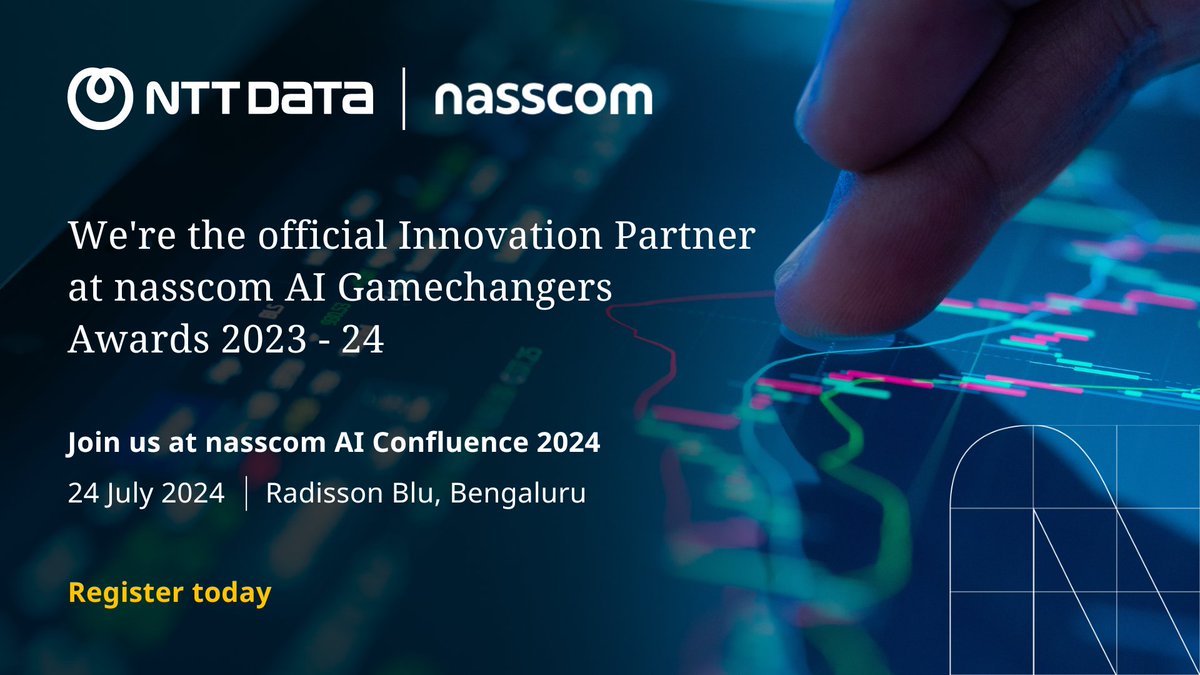 RitikaJ's tweet photo. We’re thrilled/honored to be the Innovation Partner for the nasscom AI Gamechangers Awards 2023-24 which will showcase compelling AI adoption stories nationwide. Register today: https://t.co/lewVQpMluv https://t.co/fjCqNrrYZB