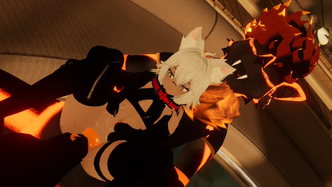 Filling this femboy&rsquo;s pussy with my knot! Some hot furry femboy on human femboy action ! https://t.c