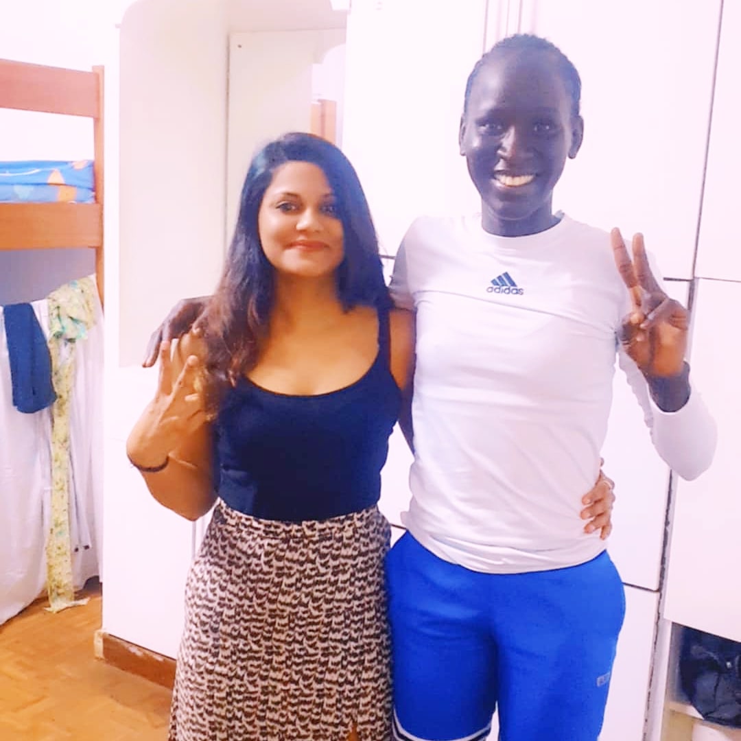 Esther Luis with a friend during her recent official visit to Nairobi 🇰🇪. 

#FutureStars #OfficialVisit #Nairobi #SSOX