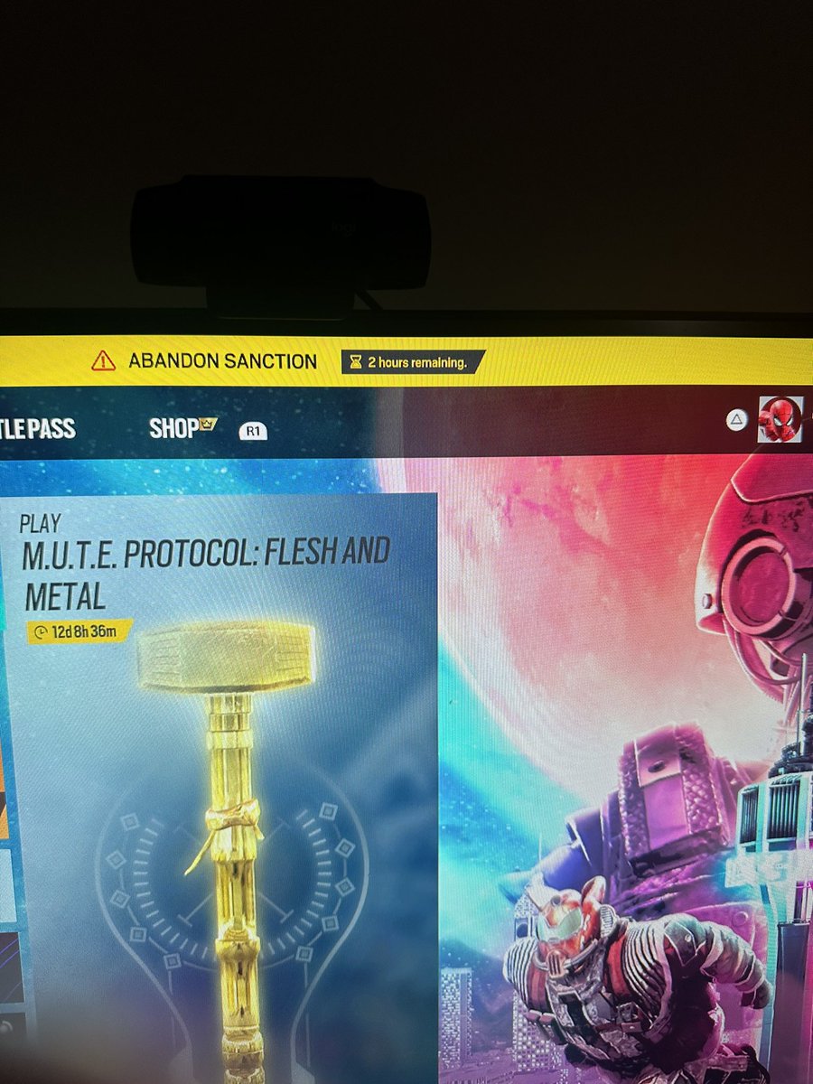 Love playing ranked finished game and get a 2 hour abandon sanction <a href="/Rainbow6Game/">Rainbow Six Siege</a> <a href="/UbisoftSupport/">Ubisoft Support</a> #r6 can you stop  Going out of your way to make the game as unplayable as possible.