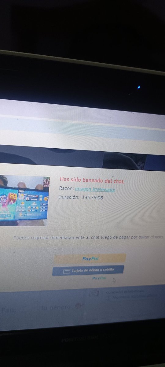 Me banearon en Omegle por mostrar mi perfil de Brawl stars que bendición