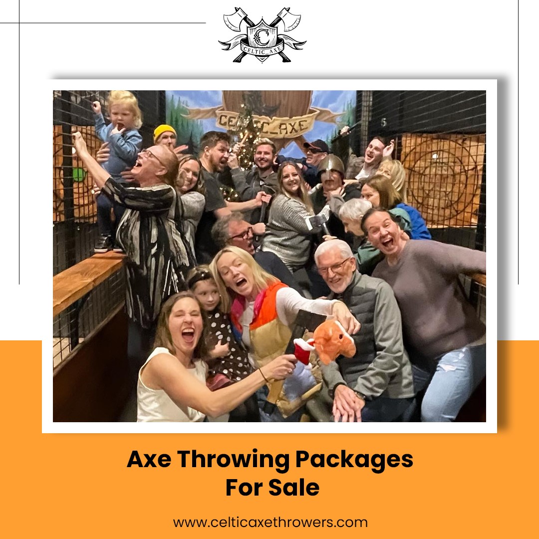Ready to take your axe-throwing experience to the next level? Check out our exclusive packages at Celtic Axe Throwers! Perfect for parties, events, or just a fun day out. Grab your deal today!
bit.ly/3n1G9oL 

#AxeThrowingPackages #FunWithAxes #AxeThrowingDeals