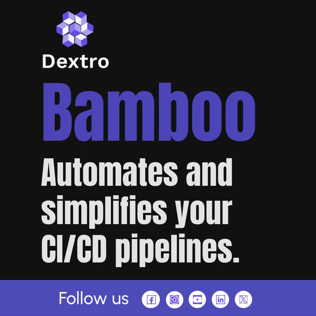 Dextronew's tweet photo. Boost your CI/CD processes with Bamboo.
#CI #Automation #BambooCI #DevOps #SoftwareDevelopment #BuildAutomation #DevOps #twitch #Twitter #TwitterWorld @AzureDevOps @RavenSoftware @idSoftware @opera @ThePSF @TheASF @devops199fan @devopsdotcom https://t.co/4pDNVcPcIL