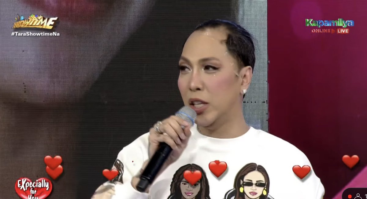 samtv_ph's tweet photo. May buhok ka man o wala meme @vicegandako  mahal ka namin 🥰 #TaraShowtimeNa #ViceGanda #ViceIon https://t.co/9FO1PxrMhA