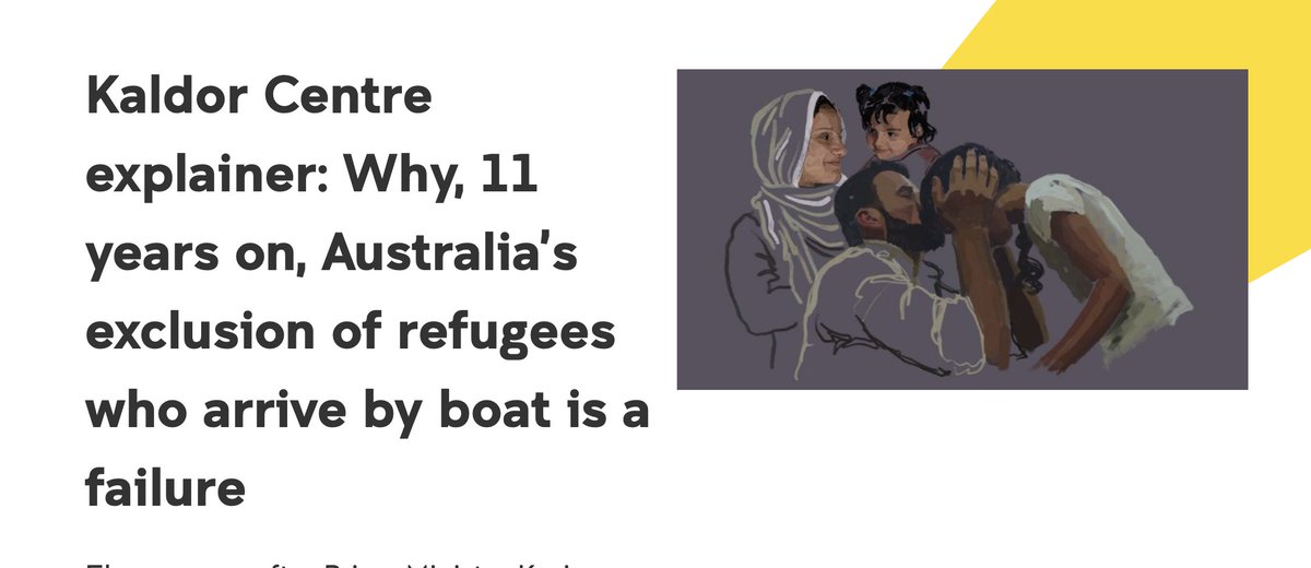 UNSW Kaldor Centre (@kaldorcentre) on Twitter photo 'The long-term effects of this policy–both within Australia and abroad–may not have been realised at the time, but it has gone on to pose a serious threat to the very foundations of the international protection regime.'
<a href="/madelinegleeson/">Madeline Gleeson</a> on #offshore READ: bit.ly/3Sa0yV1 'The long-term effects of this policy–both within Australia and abroad–may not have been realised at the time, but it has gone on to pose a serious threat to the very foundations of the international protection regime.'
<a href="/madelinegleeson/">Madeline Gleeson</a> on #offshore READ: bit.ly/3Sa0yV1