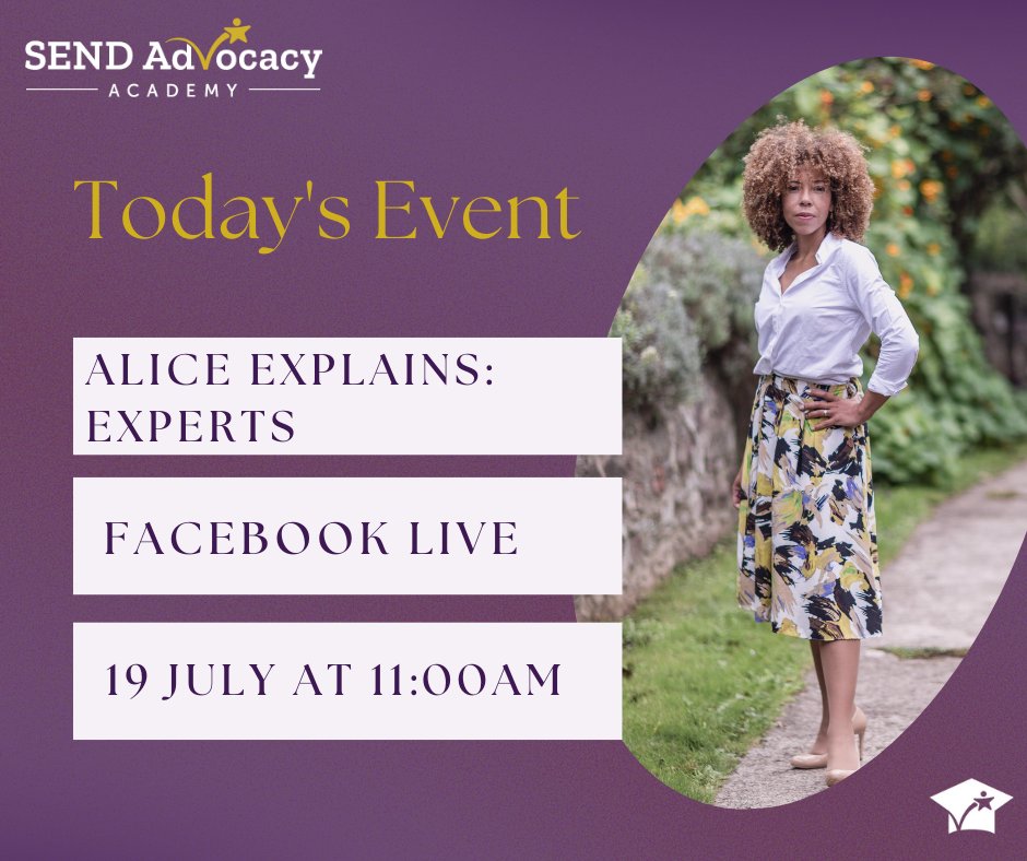 Learn more about instructing expert professionals  TODAY Friday 19 July at 11am live in the SEND Advocacy Academy Facebook Group - join here  facebook.com/groups/sendadv…
and register interest in the SEND Advocacy Academy to receive a free PDF on SEND Myths: sendadvocacy.com/top-10-send-my…