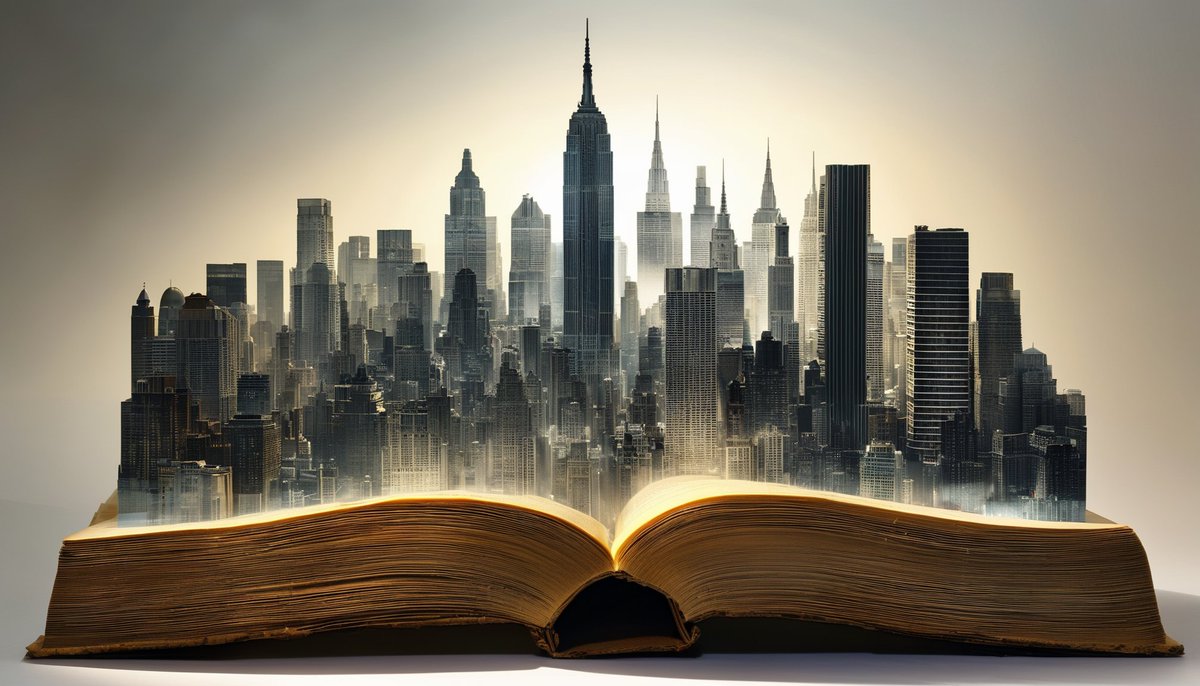 mariia_gonchar's tweet photo. Unveiling hidden worlds of Double Exposure in the #ThemeContest by @mazeguru_ai! My MJ XL creation: A weathered book page reveals a bustling city when held to the light. Hidden worlds exist within everyday objects! #DoubleExposure #AIArt https://t.co/yJ8kUKGjo8