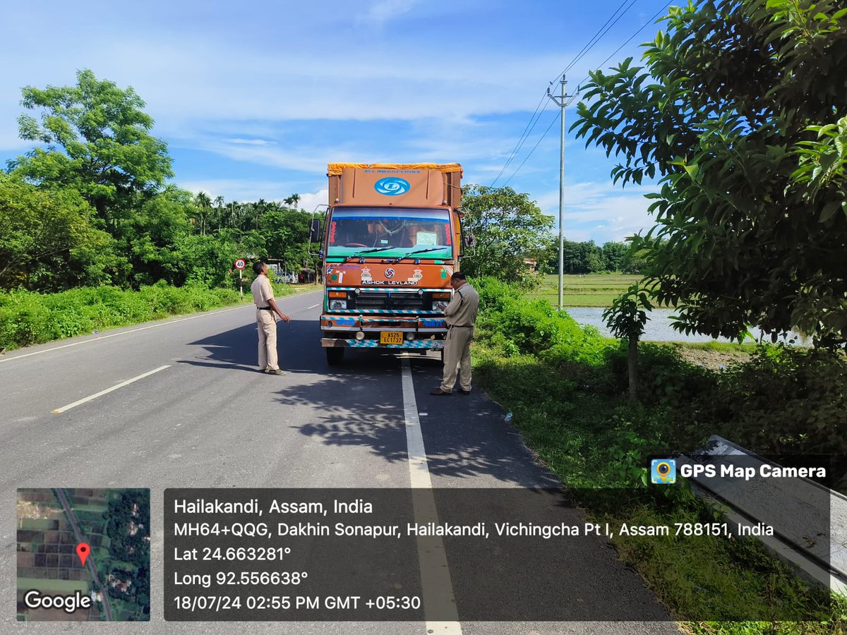 DTOHailakandi99's tweet photo. Enforcement drive against various offences on - 18/07/2024
W/O Helmet -18
Over Speeding -04
W/O Insurance- 01
W/O PUCC- 03
0thers- 01
@CMOfficeAssam @TransportAssam @Assamroadsafety @keshab_mahanta
@assampolice @gpsinghips #RoadSafety https://t.co/iZ8O2V5QbM