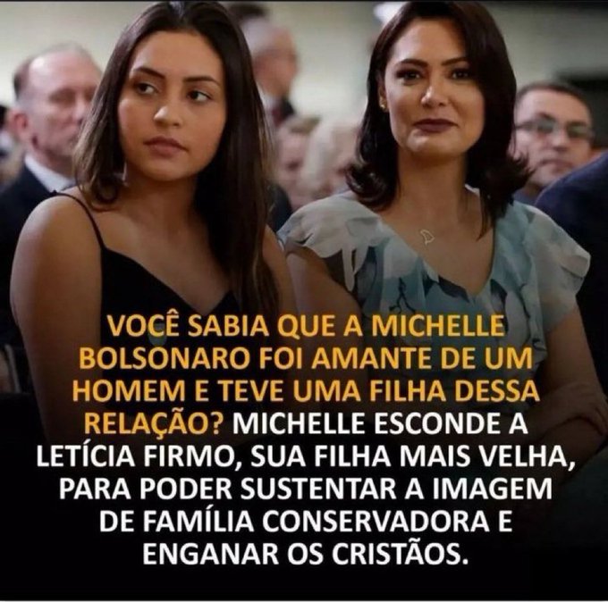 Não tente compará-las com Michelle gado, mulheres como Kamala e Janja são outro nível.

Micheque foi amante de um cara casado e teve sua 1ª filha.
Depois veio a fraquejada pra garantir o futuro ... 👇