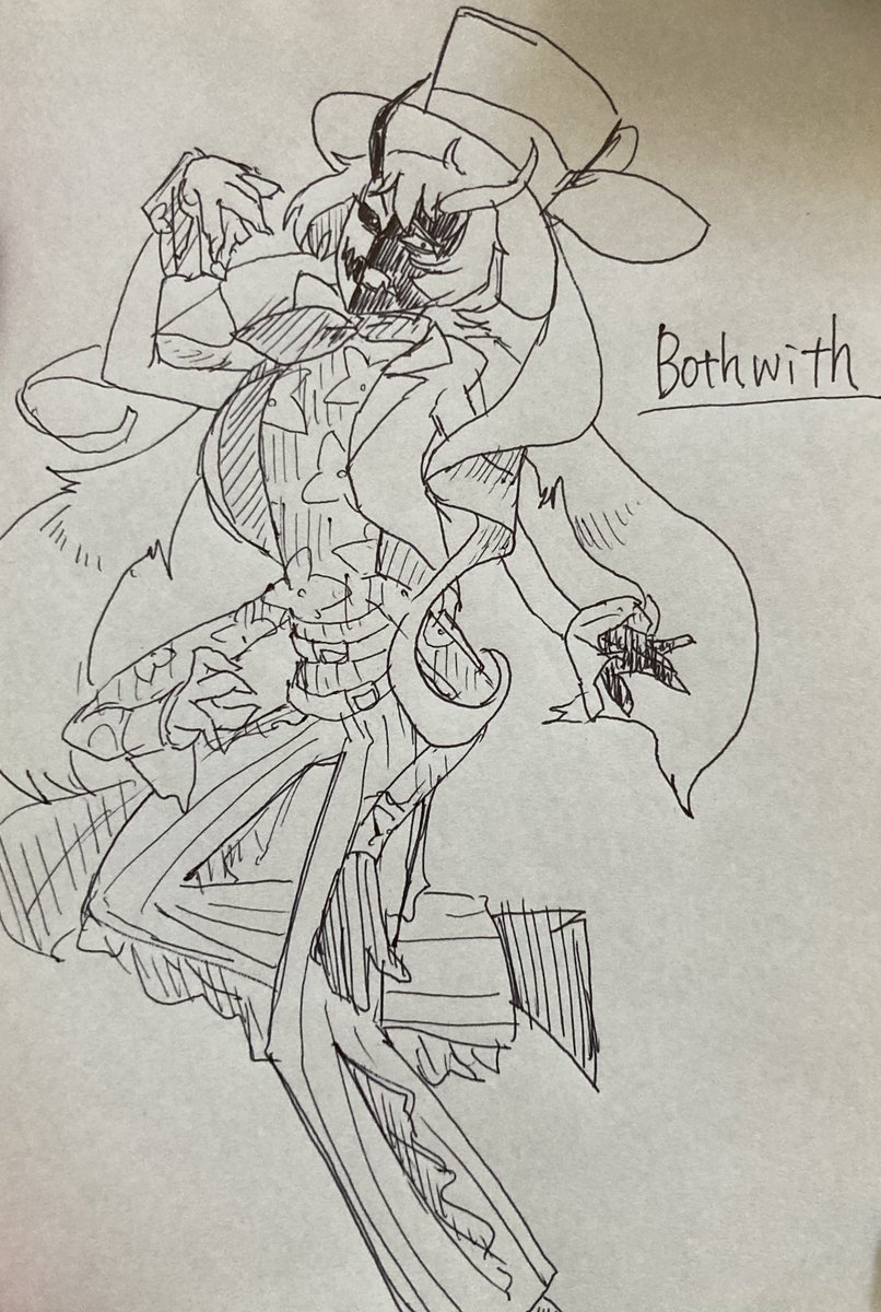 リア友に師匠の絵を自慢しまくったらリア友もボフウィズ描いてくれた。なんだ?今日はいい事しかないな?うれちうれちありがとういっぱいちゅき!!!!!