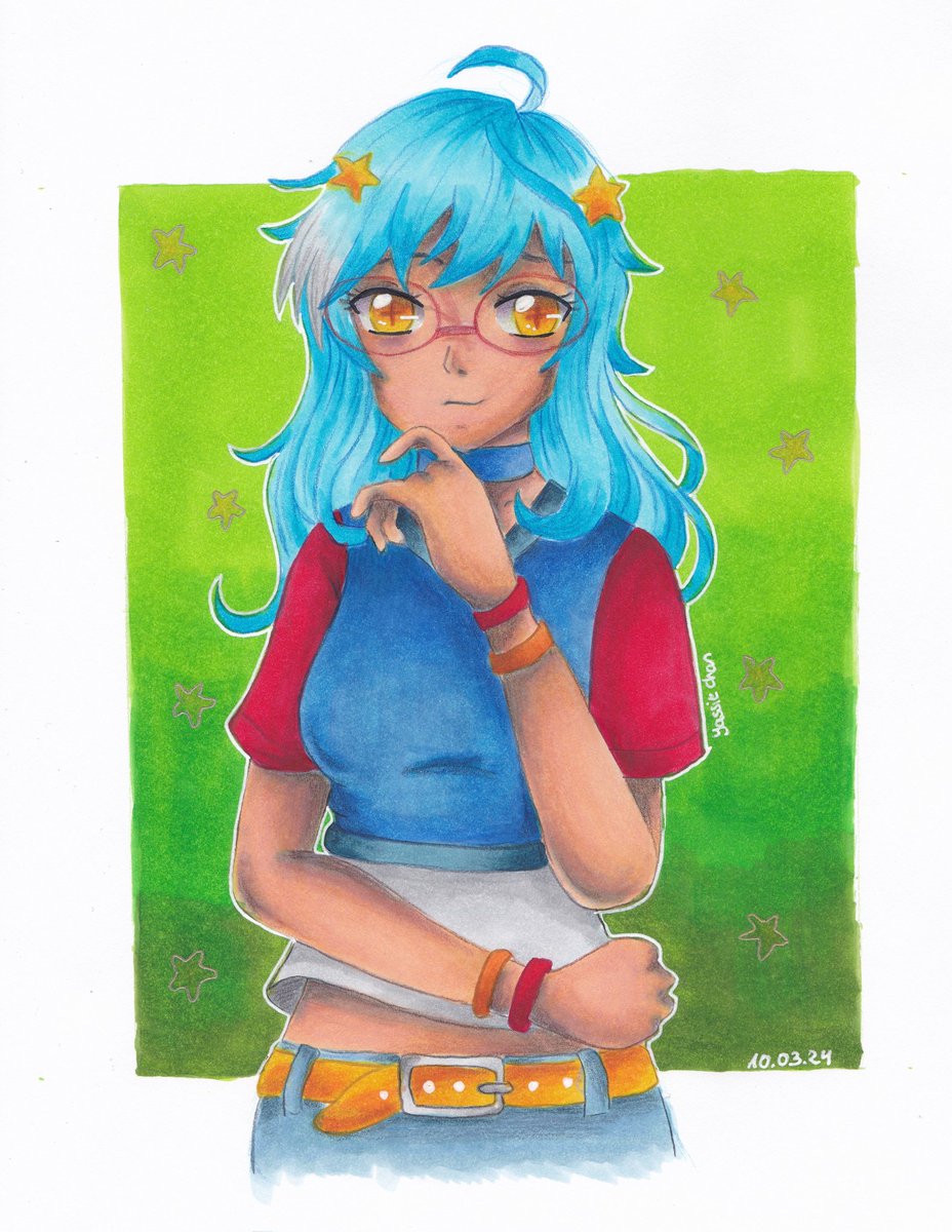 Yassiechan's tweet photo. And here comes the next OC for the Artfight.
Half of the month is almost over, how quickly time passes and I still have a few OCs on my list π
#traditionalart #traditionalartist #traditionaldrawing #drawing #copicmarkers #copicartist #artfight #artfight2024 #coloration https://t.co/bRSQ3Zb0J9