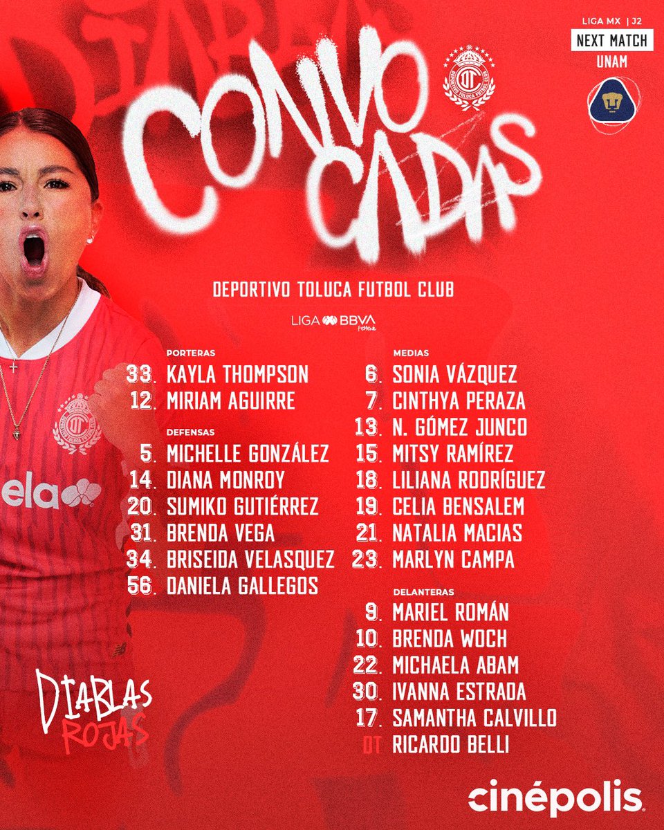 Toluca FC Femenil tweet media