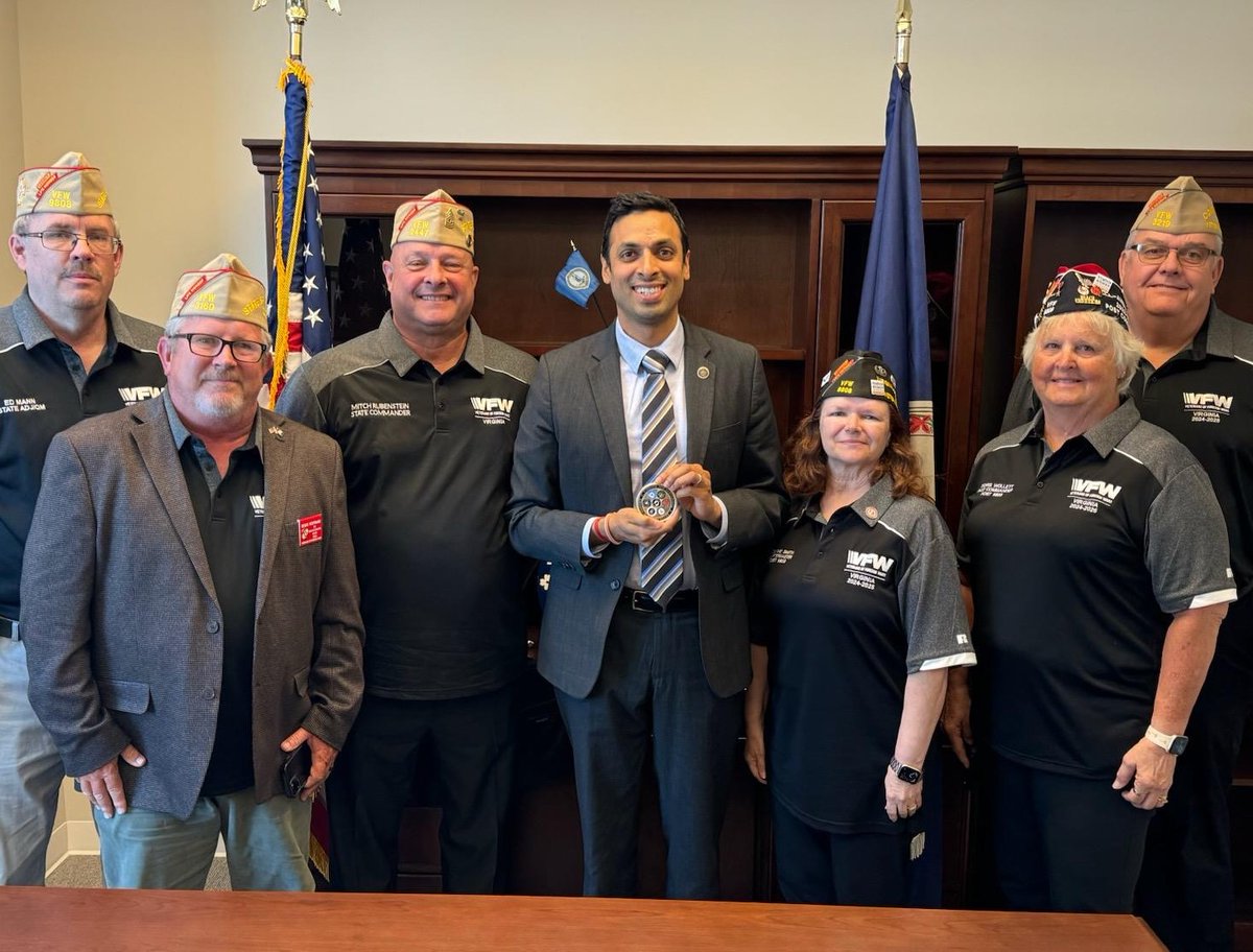 SuhasforVA's tweet photo. Proud to work alongside my General Assembly colleagues today to restore #VMSDEP. I’m glad we could deliver this result for our veterans, first responders, and their families. https://t.co/kkAnDO4V9b