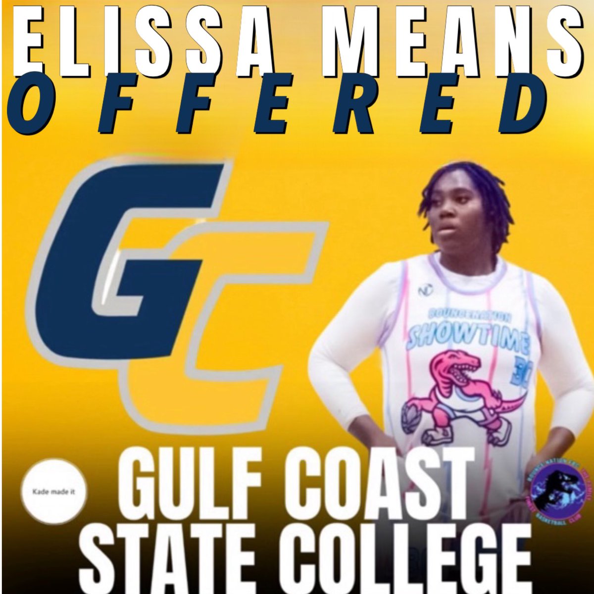 theonlylis's tweet photo. After a great conversation with Coach Rory  i am blessed to receive an offer from @GulfCoastWBB https://t.co/dSQW2eWnnx