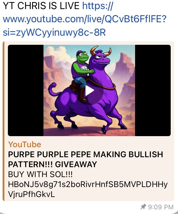 LIVE YOUTUBE T/A with <a href="/CryptosRichboy/">Cryptos Richboy</a> $PURPE youtube.com/live/QCvBt6Ffl…