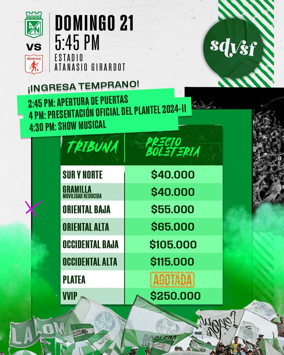ComuverdolagaOf's tweet photo. A mi me volvió loco ser de NACIONAL 
en la cancha que juegue siempre voy a estar, yo soy del verde desde que nací 
y yo del verde me voy a morir
el dia que me muera me vas a escuchar 
porque yo desde arriba te voy alentar 
soy verdolaga y esa es mi pasión 
es la alegría de mi 💚 https://t.co/Ab0FFjgaqc