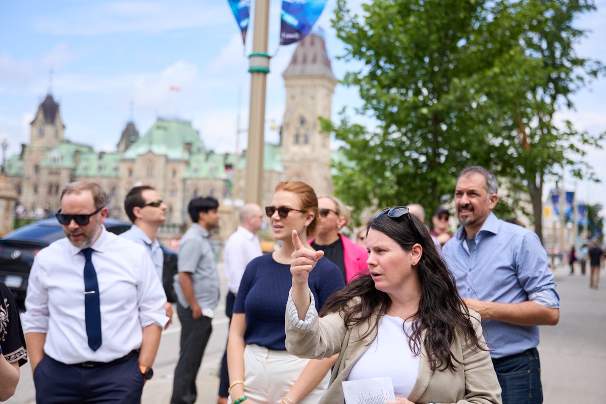 govex_jhu's tweet photo. Our journey to @BloombergDotOrg City Data Alliance cities continues in @ottawacity where our coaches met with @_MarkSutcliffe + team, laying the groundwork for Ottawa’s data strategy. The visit included a walking tour of Ottawa’s vibrant downtown commercial sector. #datadriven https://t.co/dBM3wYDBbT