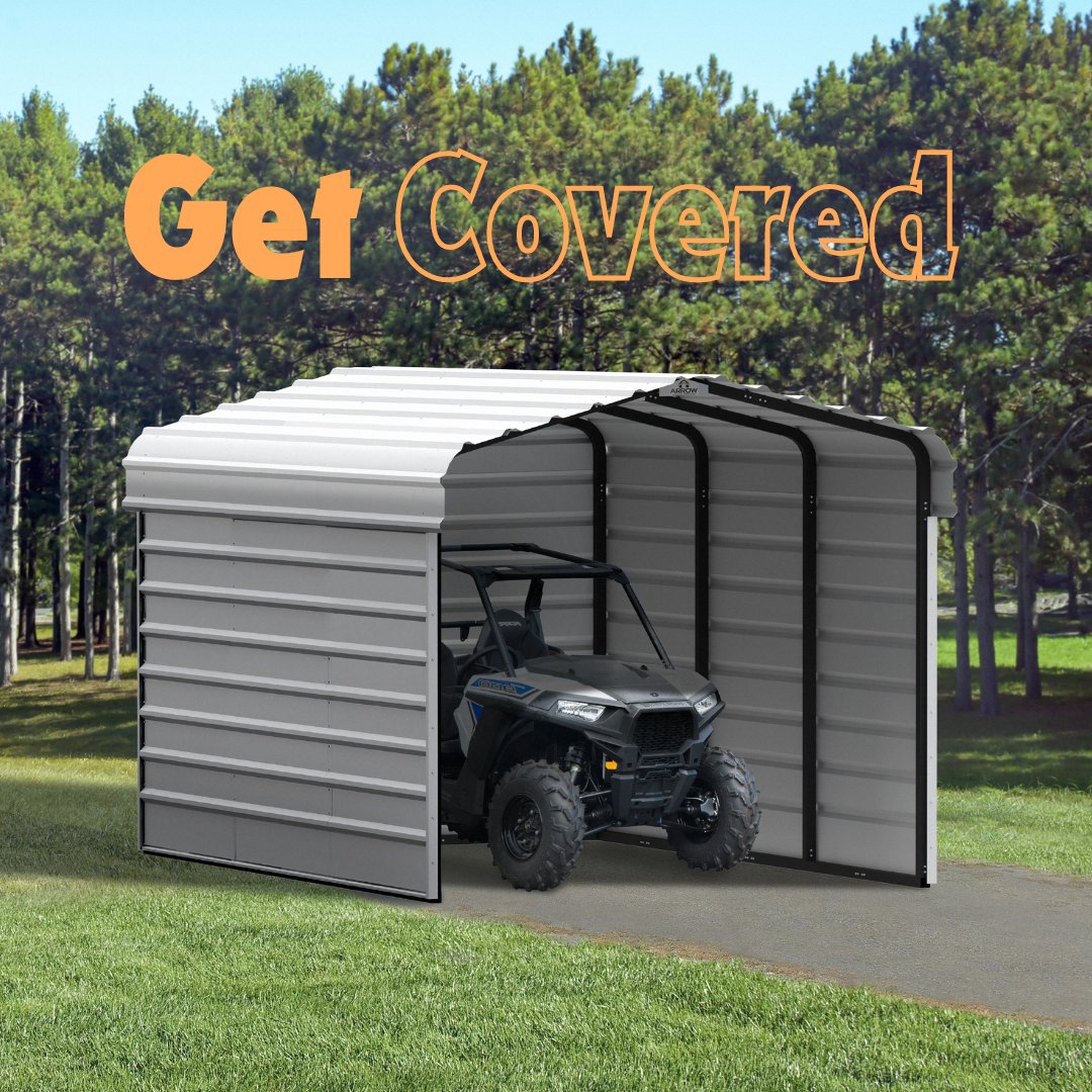 Protect your ride with style and durability. Get covered today! 🌟 
bit.ly/4bMMHv9

#ShelterLogic #Carport #VehicleProtection #OutdoorLiving #Shelterlogic #Arrowcarport