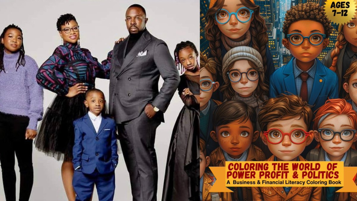 StormyWellingt's tweet photo. Meet the family who created a coloring book + financial literacy book for tomorrows leaders. Coloring the world of Power, Profits and Politics. https://t.co/BqN1XtKAEm