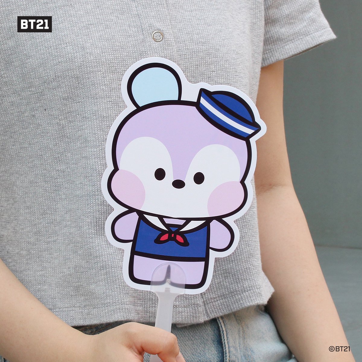 ✨출시기념 10% off✨ BT21 minini HAND FAN [MARIN] 시원한 바람 솔솔~ BT21 minini 부채 마린으로 여름 나기 대작전! 출시 기념 10% 할인 행사 중이니, 놓치지마세...