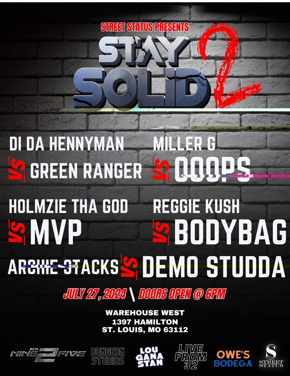 BattleRapTrap's tweet photo. #StaySolid2 #STL ๐ฅ๐ฅ https://t.co/hMljAQM4eM